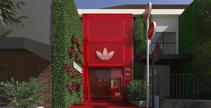 Adidas apresenta loja pop-up em Pinheiros