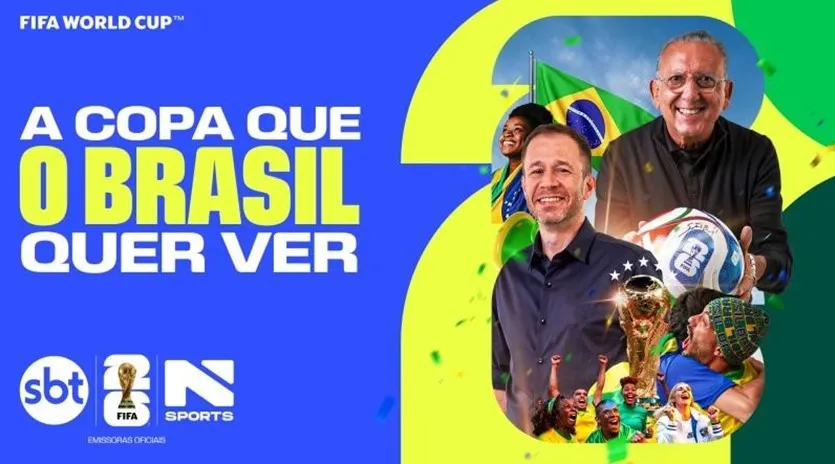 Bem Brasil fecha patrocínio com SBT e N Sports para a Copa do Mundo 2026