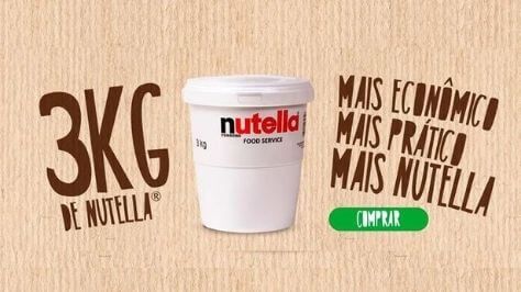 Ferrero retoma ação sazonal de Nutella com o segmento food