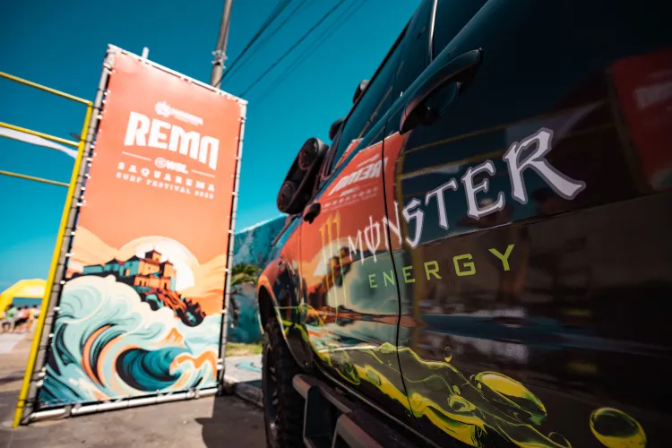 Monster renova parceria com o festival REMA e amplia estrutura para atletas em Saquarema