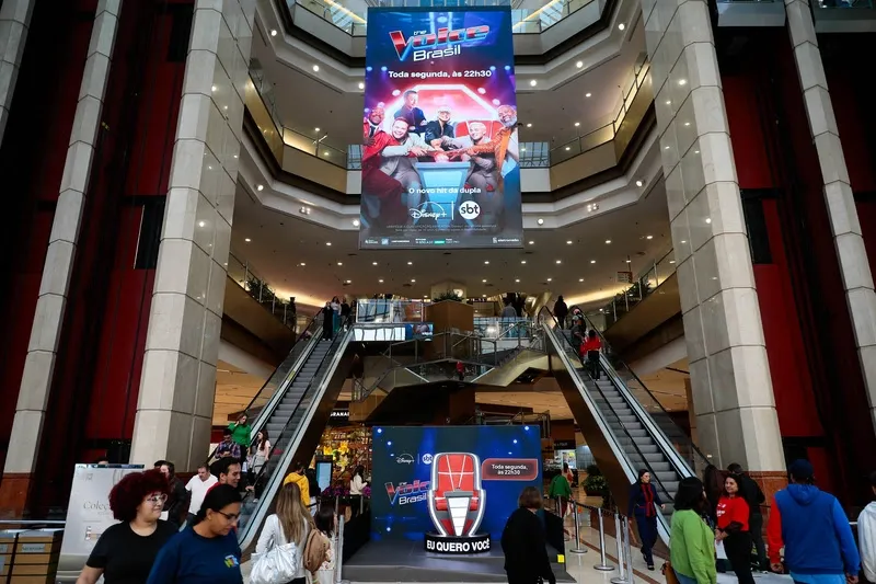 Cadeira do The Voice Brasil chega ao Shopping Eldorado para experiência interativa com fãs