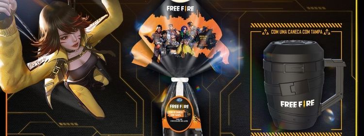 Arcor e Garena lançam ovo de Páscoa temático de Free Fire