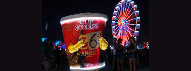 Cup Noodles é o macarrão oficial do Rock in Rio Brasil 2022