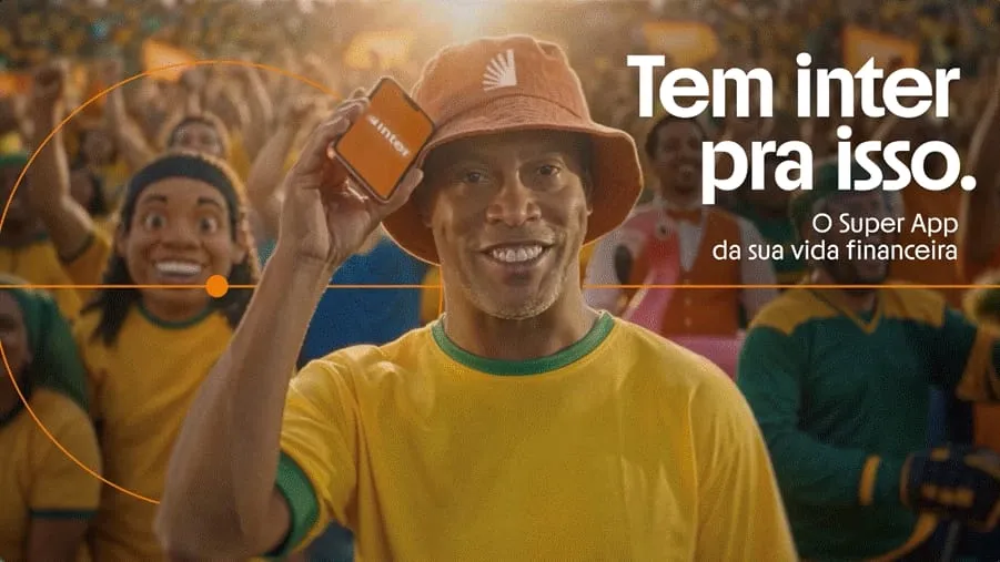 Inter e Ronaldinho Gaúcho transformam meme do “Rolê Aleatório” em campanha para a Global Account