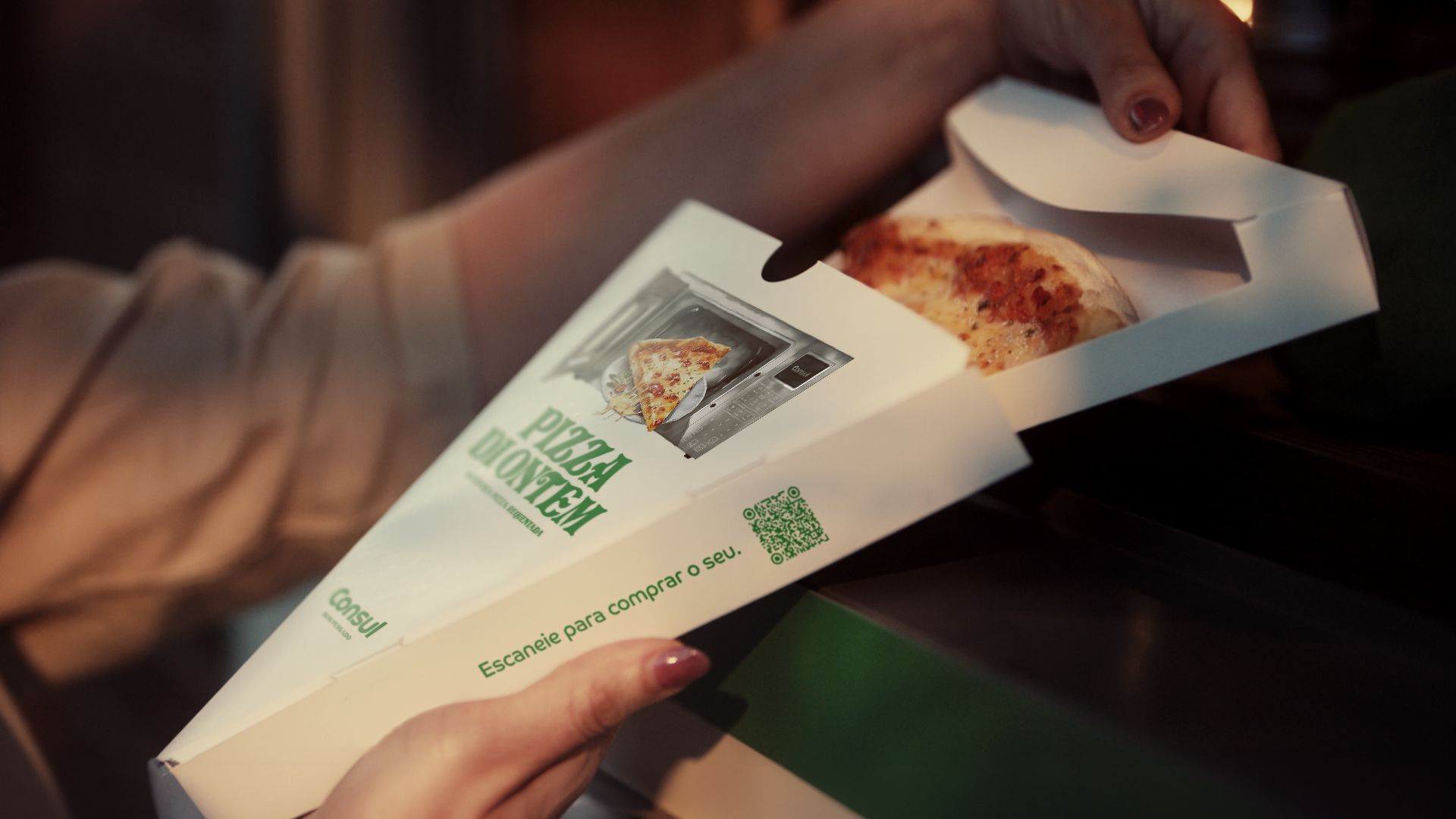 Consul lança micro-ondas celebrando a Melhor Pizza do Mundo: a de ontem
