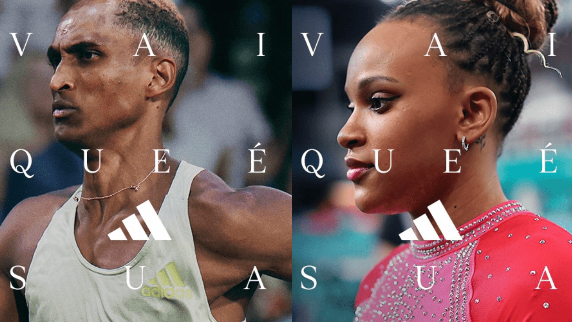 Com Rebeca Andrade e Alison dos Santos, adidas lança campanha global sobre pressão no esporte