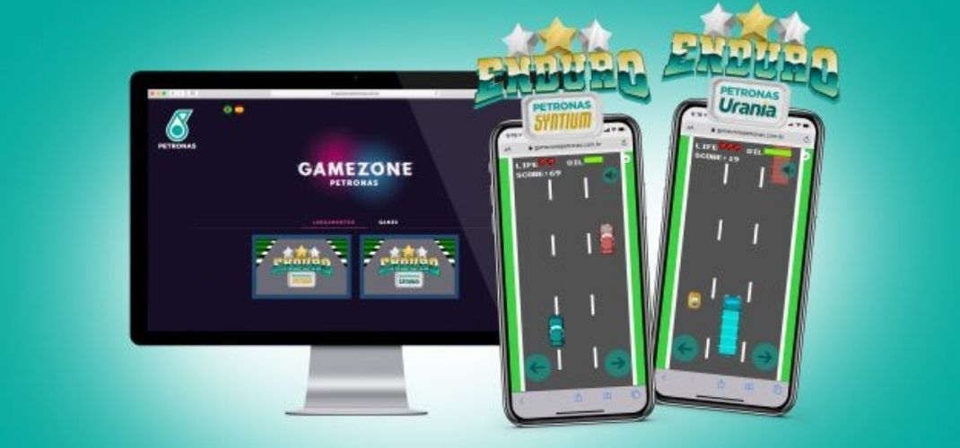 PETRONAS cria plataforma digital para agregar games de produtos inspirados em jogos de Atari