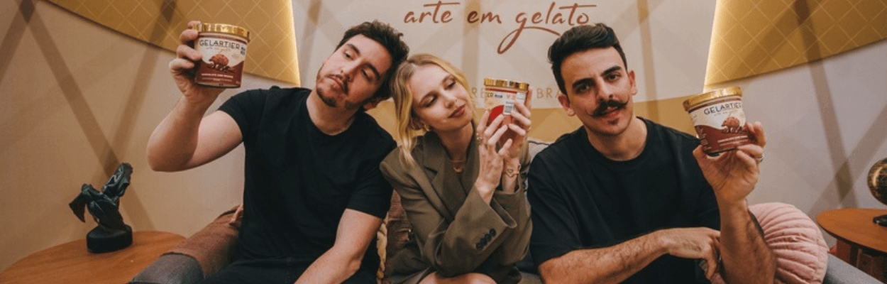 Gelartier monta espaço instagramável dentro de uma “geladeira” em SP