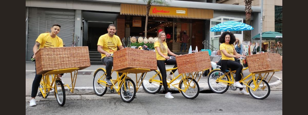 Bauducco realiza ativação que espalha aroma de pão fresquinho pela Av. Paulista