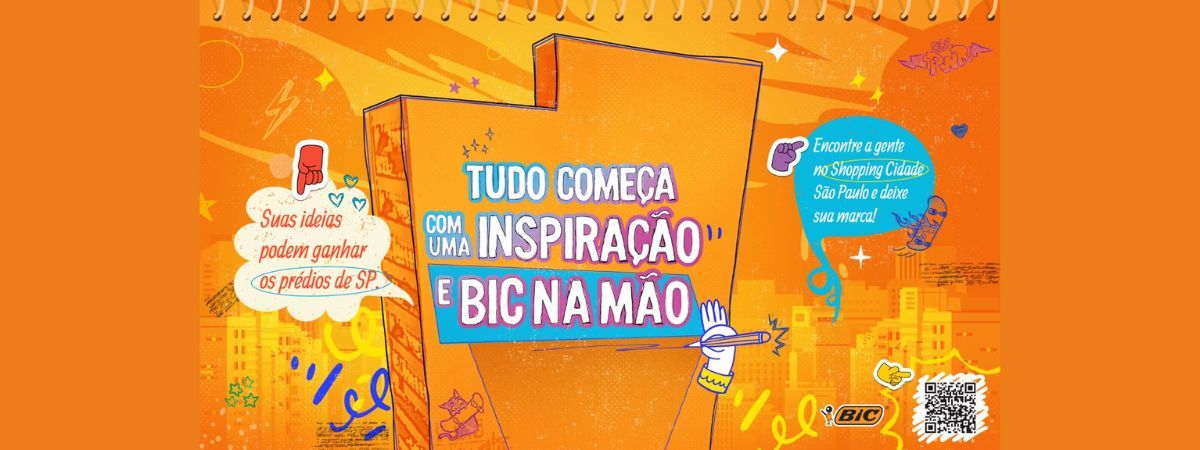 BIC convida consumidores a expressarem sua criatividade em nova ação