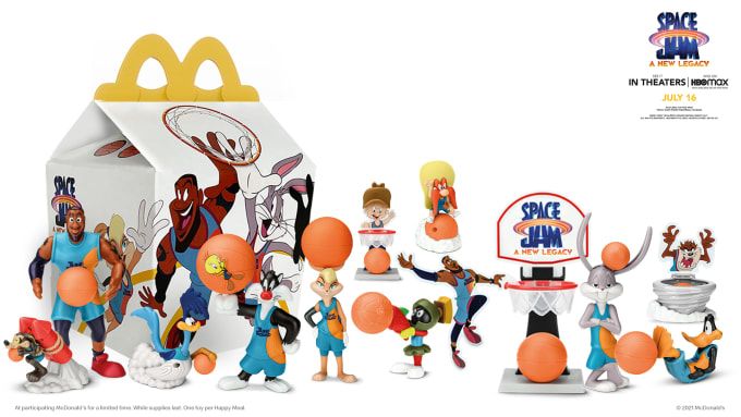 Space Jam: Um Novo Legado ganha brindes do McLanche Feliz