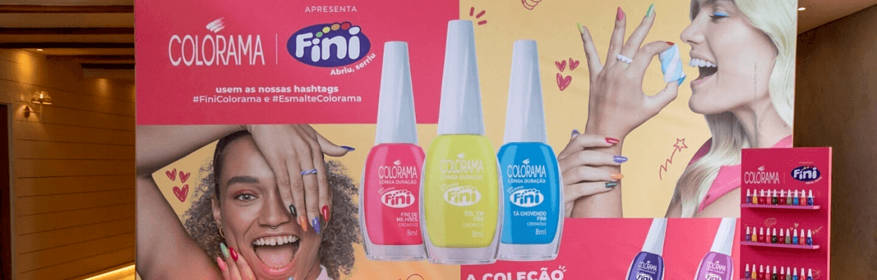 Colorama e Fini lançam esmaltes com cheirinho doce