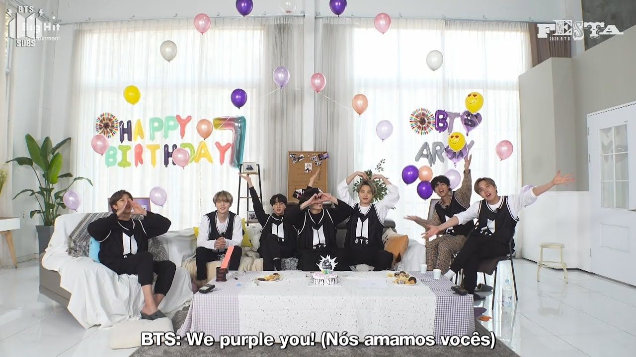 Emojis especiais no Twitter para aniversário de 7 anos do BTS