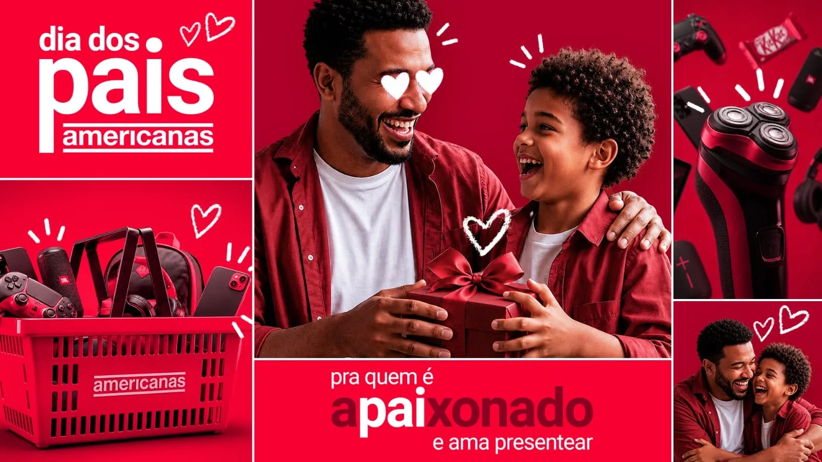 Americanas aposta em personalização e experiência omnicanal para o Dia dos Pais