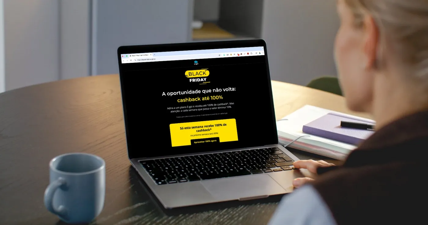 E-goi antecipa campanha de Black Friday com cashback de até 100%