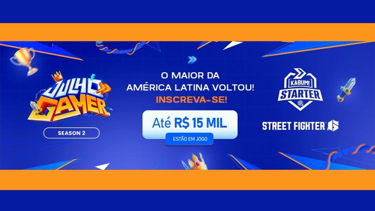 KaBuM! promove Julho Gamer com grandes torneios e premiações