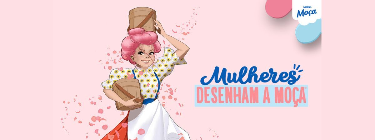 Leite Moça se une à ilustradoras e promove ação especial pelo mês das mulheres