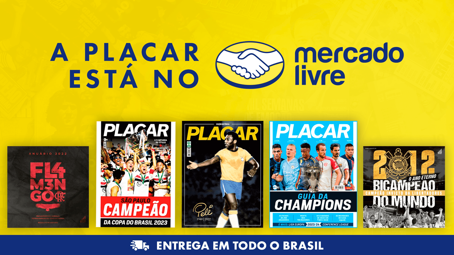Revista PLACAR acaba de lançar loja oficial no Mercado Livre