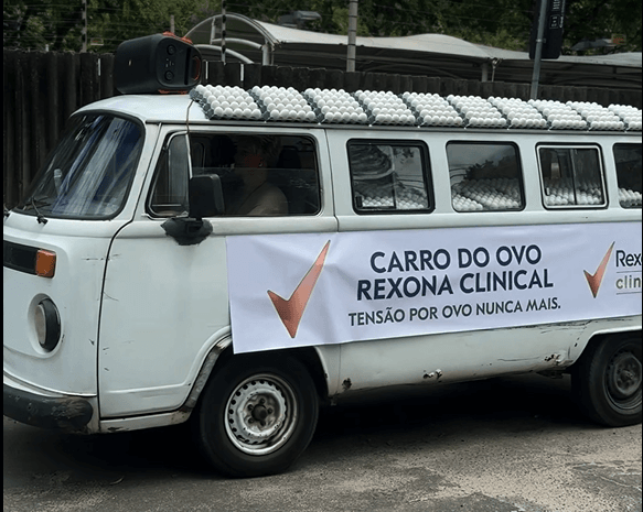 Rexona leva carro do ovo ao BBB 25