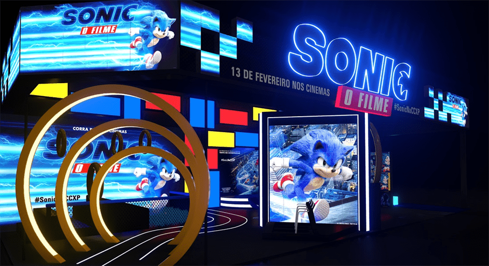 Paramount Pictures levou universo do Sonic para a CCXP