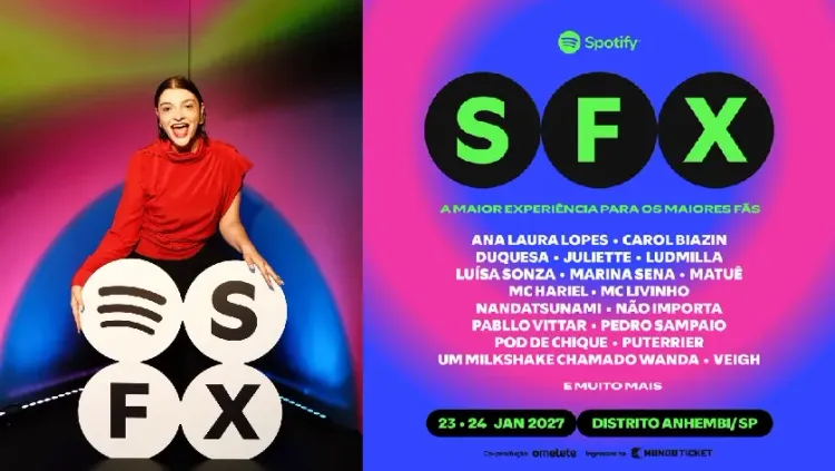 Spotify escolhe Brasil para estreia global do SFX, experiência dedicada à cultura dos superfãs
