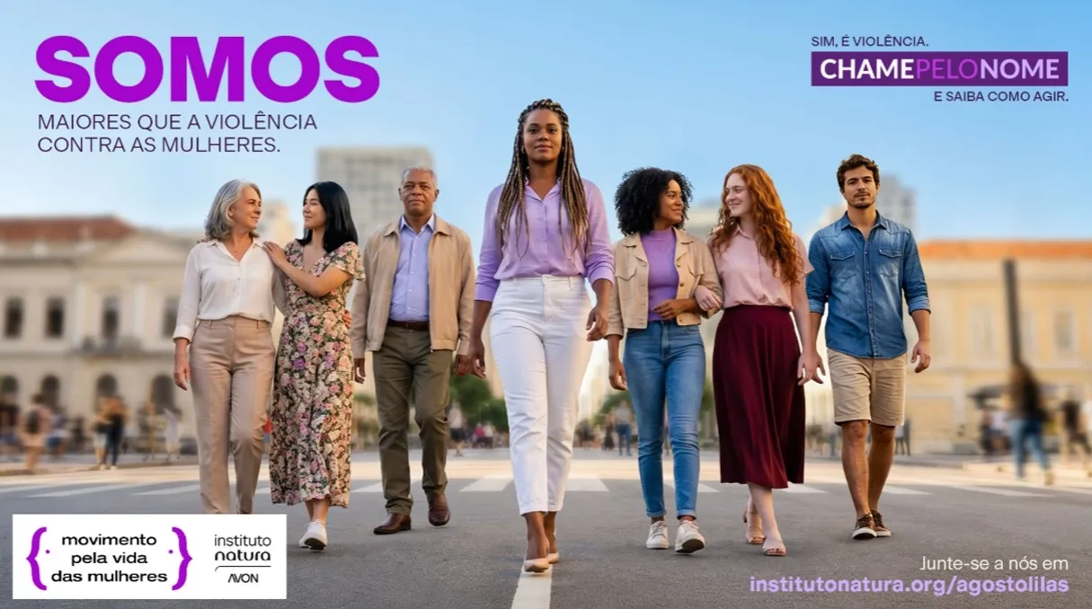 Avon e Instituto Natura lançam o "Movimento Pela Vida das Mulheres" com foco no enfrentamento à violência de gênero