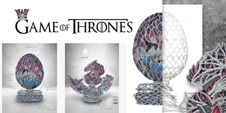 Fabergé homenageia Game Of Thrones com joia que vale milhões