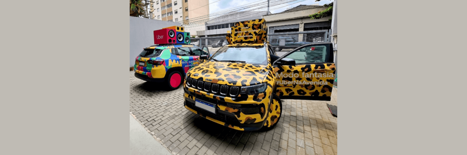 Sem Carnaval, Uber traz carros fantasiados