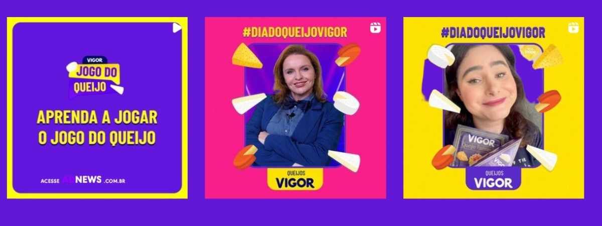No Dia do Queijo, Vigor lança jogo exclusivo nas redes sociais