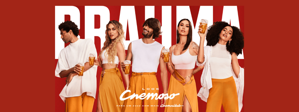 Brahma cria moda com o Look Cremoso para o Ano Novo