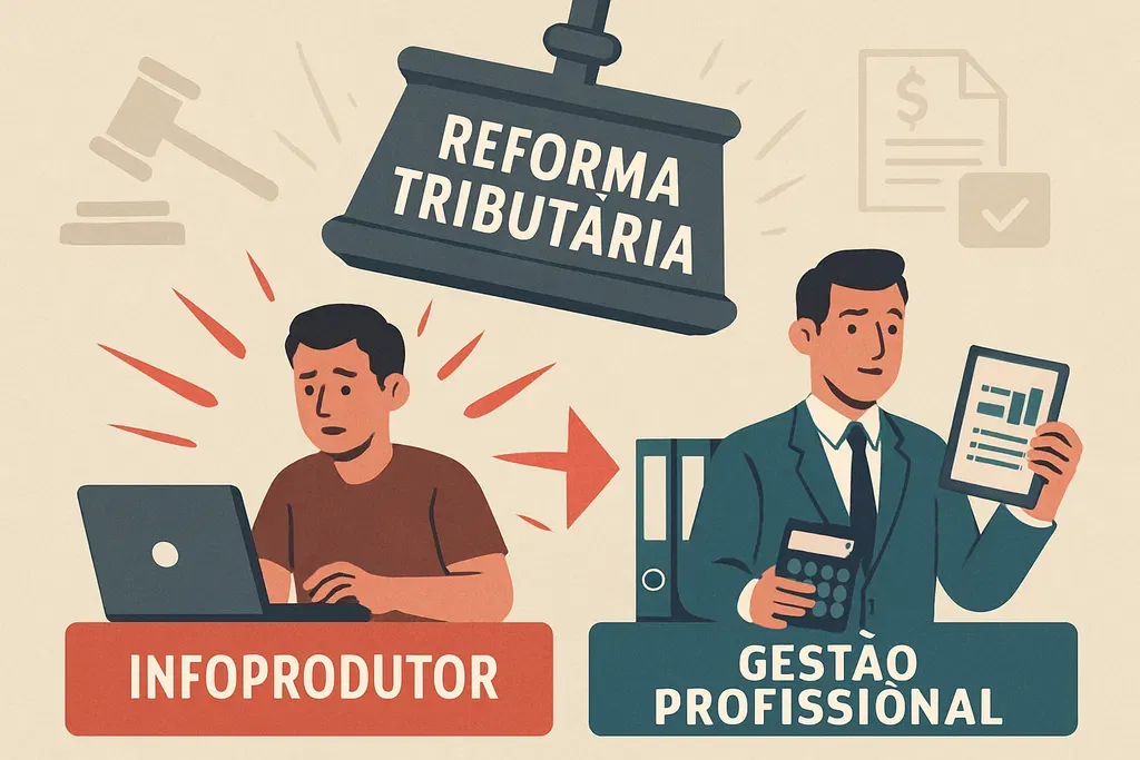 Reforma tributária muda o jogo e pressiona infoprodutores por gestão profissional