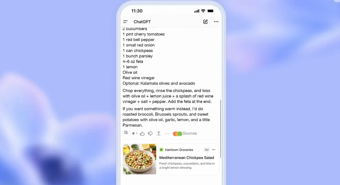 ChatGPT Ads atinge US$ 1 bilhão em receita anualizada em menos de 200 dias e lança Ads Manager em novos mercados