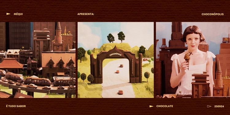 McDonald’s cria uma cidade de chocolate em nova campanha