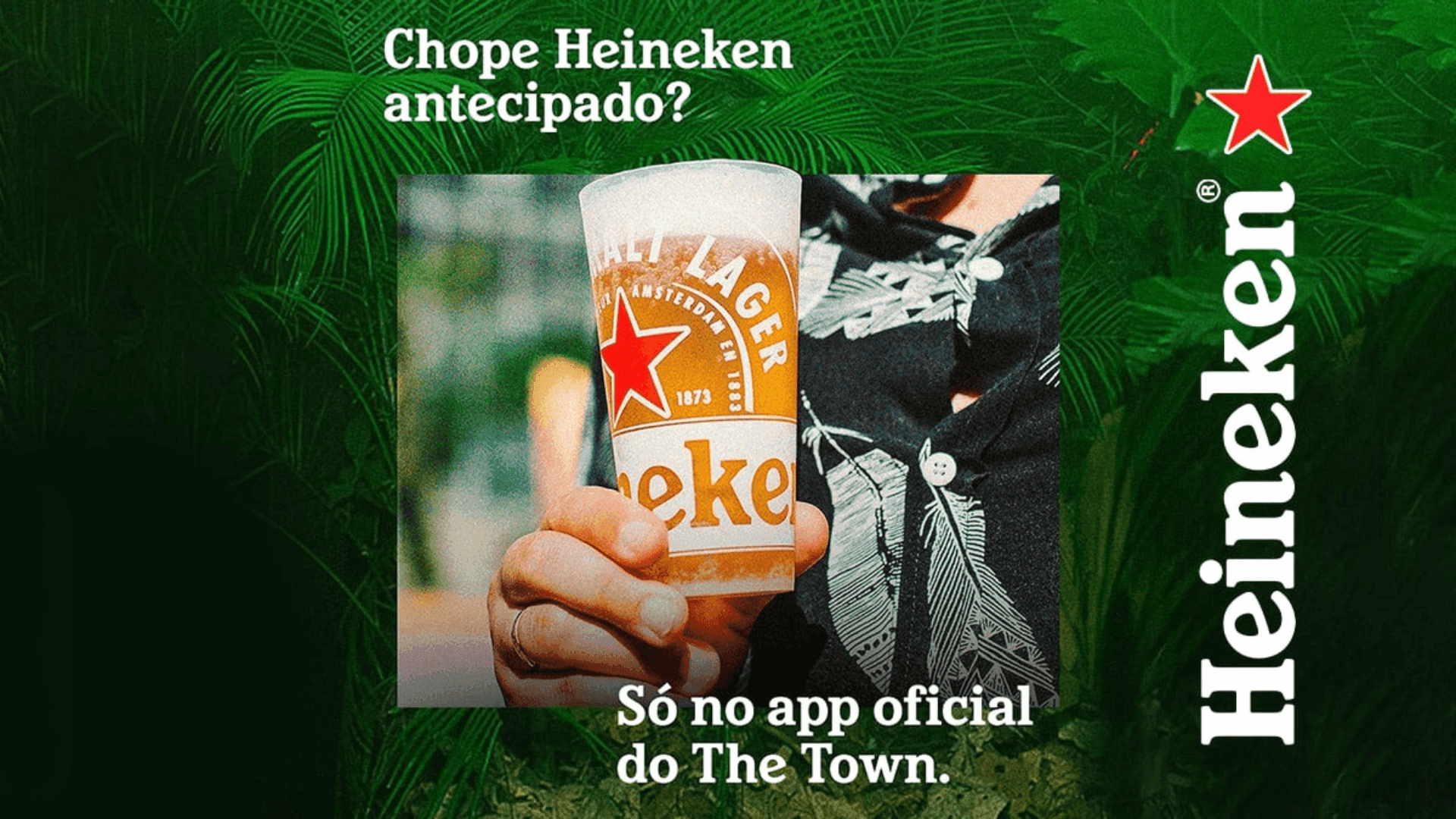 Com pré-venda de chope e copos reutilizáveis, Heineken revoluciona no The Town