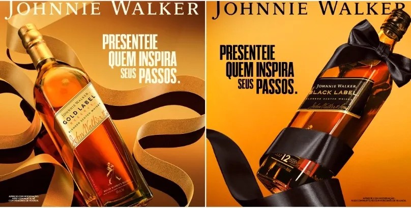 Johnnie Walker e Mercado Livre lançam parceria inédita para o Dia dos Pais com personalização de garrafas