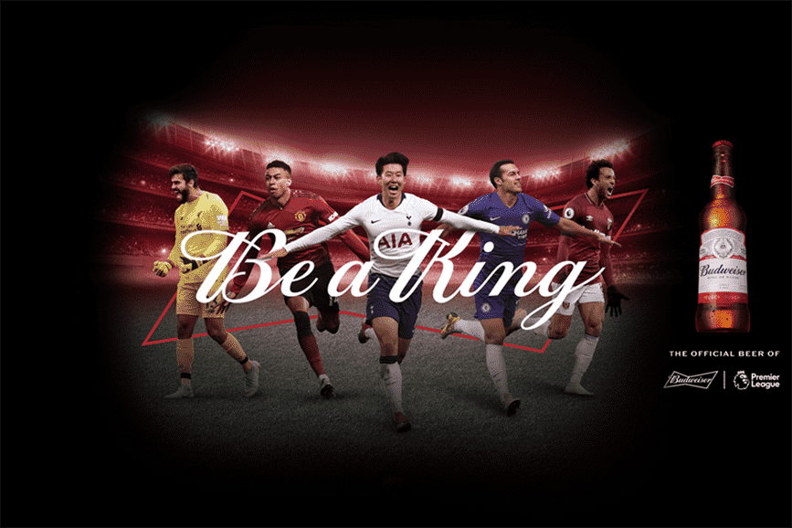 Nota: Budweiser vai patrocinar globalmente a Premier League e a LaLiga
