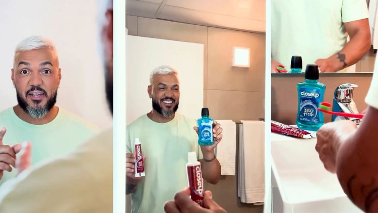 Com música do Belo, Closeup celebra Dia do Beijo