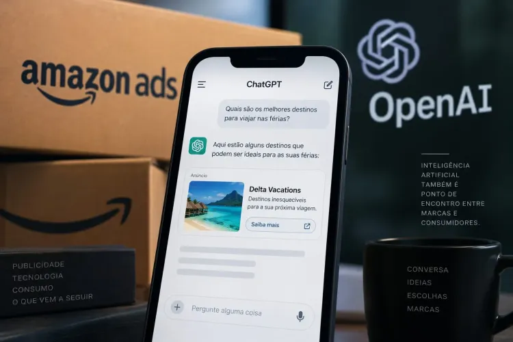 Amazon e OpenAI fecham parceria para levar anúncios da Amazon DSP ao ChatGPT nos EUA