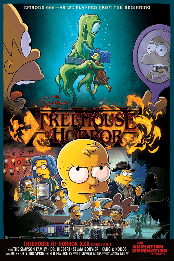 Simpsons terá episódio de Halloween inspirado em Stranger Things