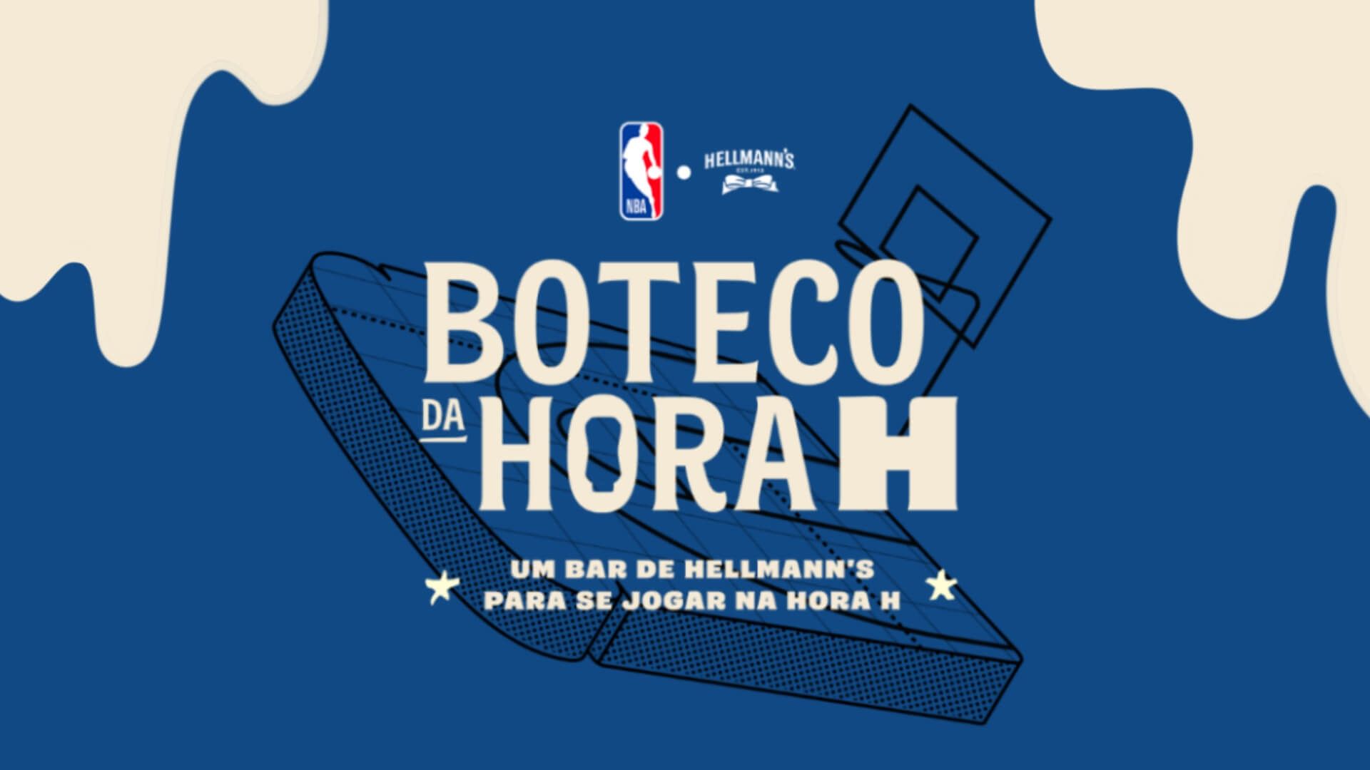 Hellmann’s lança boteco com ativações para os playoffs da NBA