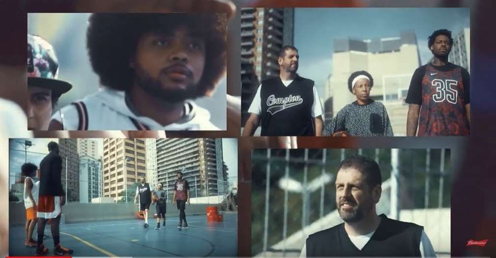 Budweiser homenageia atletas que reinaram nas quadras americanas