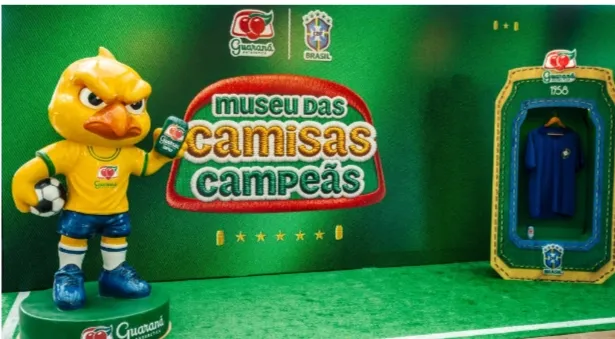 Guaraná Antarctica inaugura “Museu das Camisas Campeãs” no Parque Bondinho Pão de Açúcar