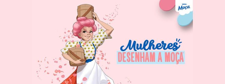 Leite Moça se une à ilustradoras e promove ação especial pelo mês das mulheres