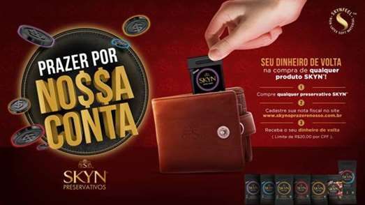 SKYN devolve dinheiro para clientes em nova campanha