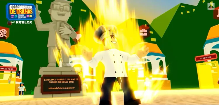 Minas Gerais lança teste vocacional no Roblox para combater evasão e desemprego jovem