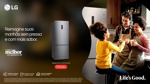 LG lança campanha “Reimagine” com foco em inovação e bem-estar