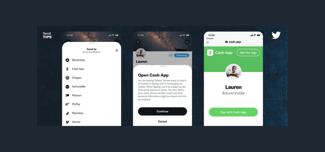 Bonificações do Twitter estendidas para Android