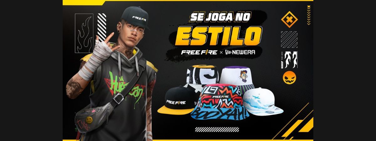 New Era e Free Fire lançam linha exclusiva de produtos