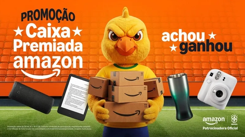 Amazon realiza ativações no Maracanã e antecipa promoção "Caixa Premiada" durante amistoso da Seleção