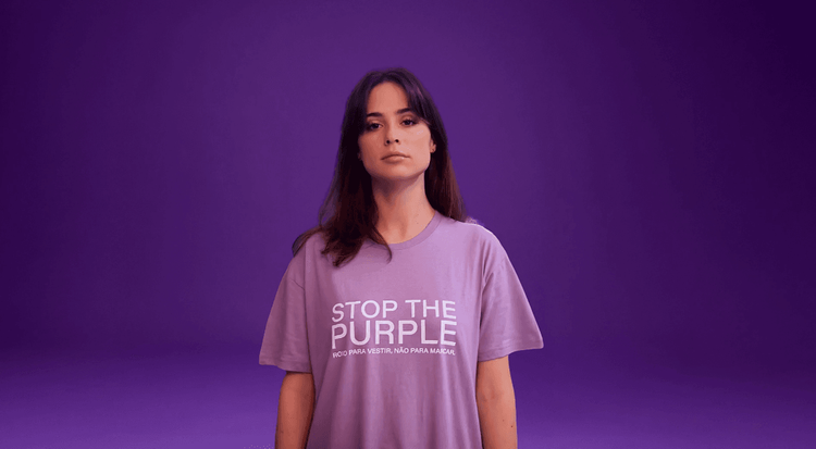 ‘Roxo é para vestir’: campanha destaca a gravidade da violência doméstica